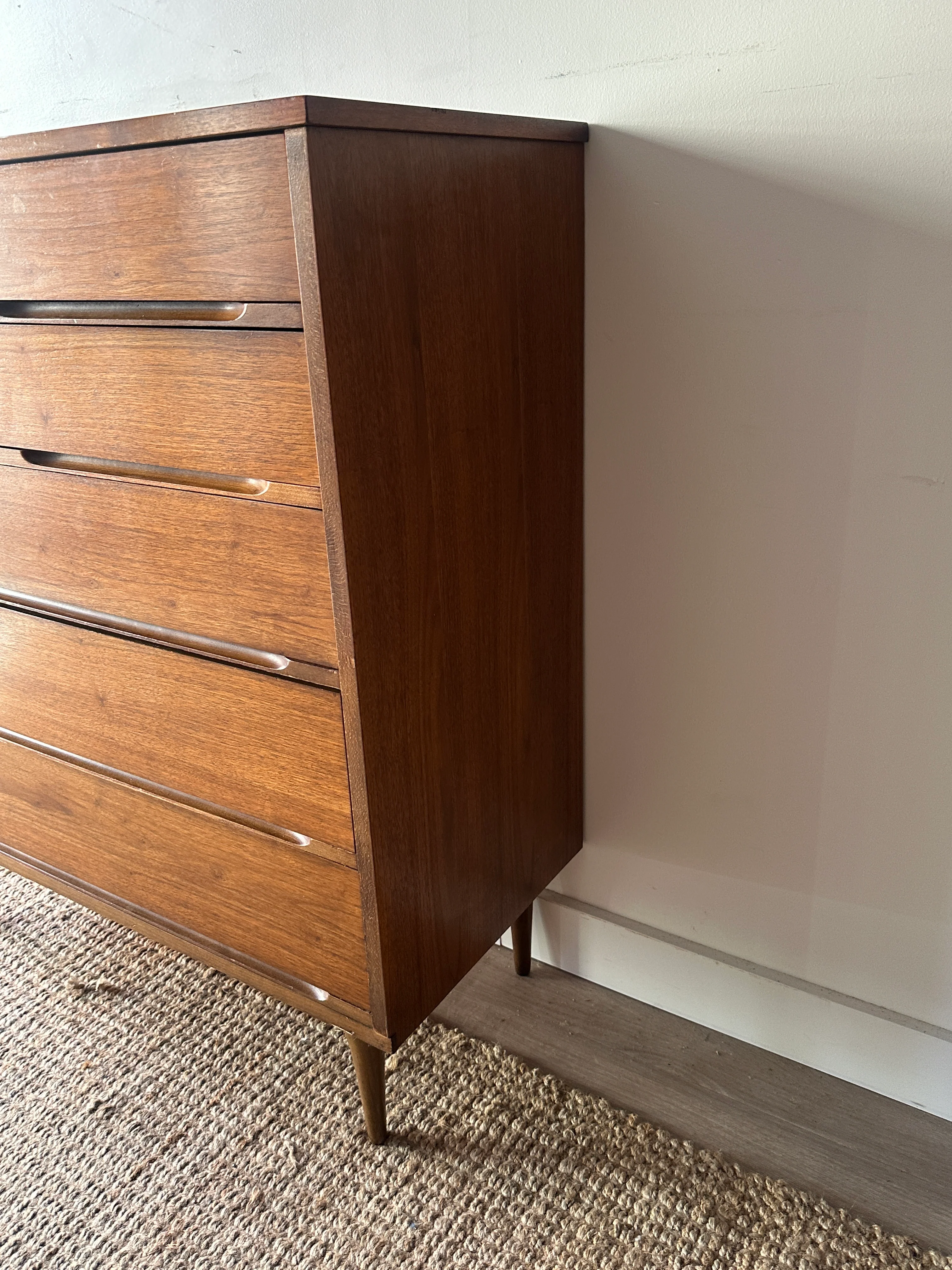 Walnut tallboy - Image 4