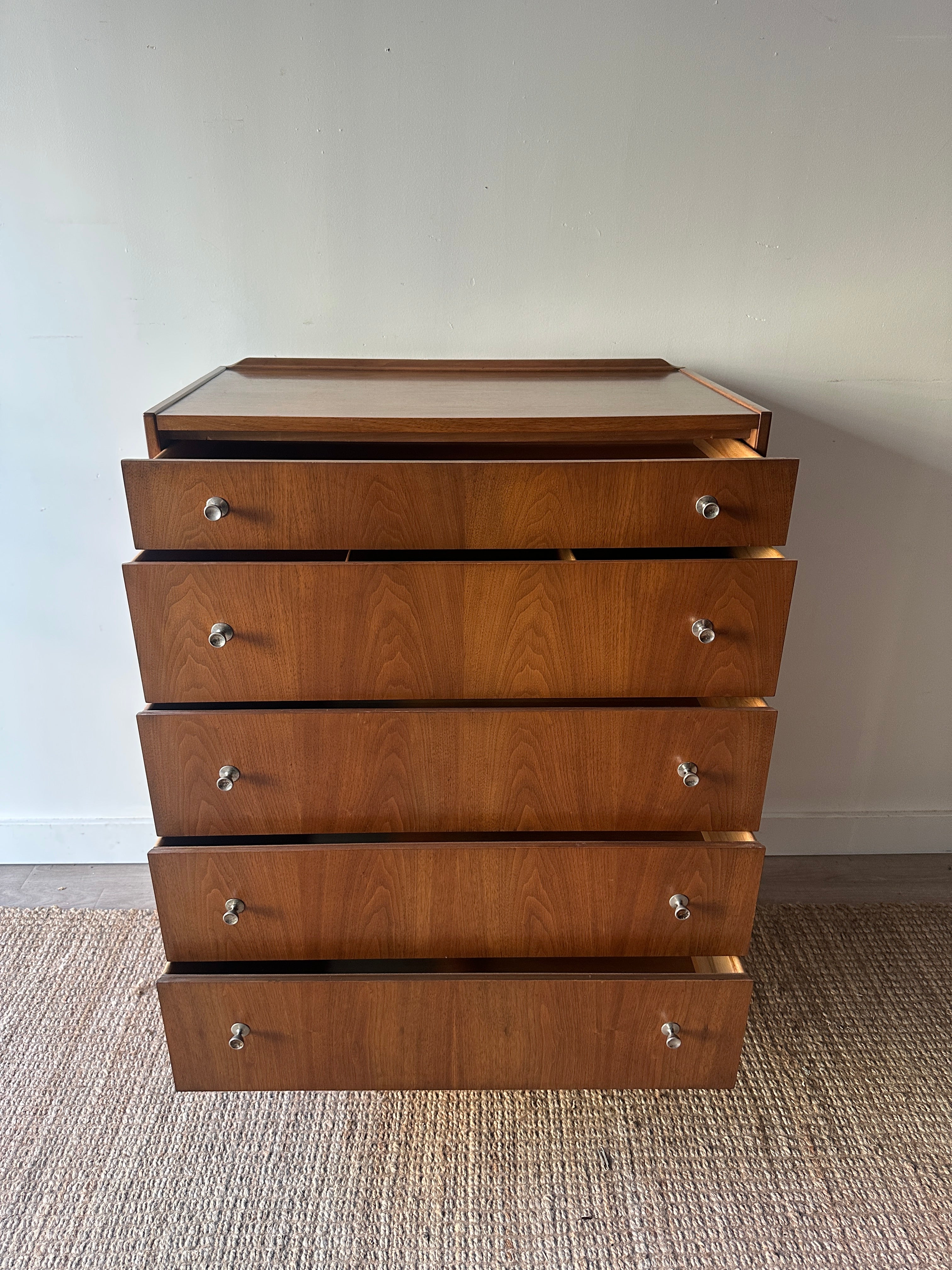 Walnut tallboy - Image 6