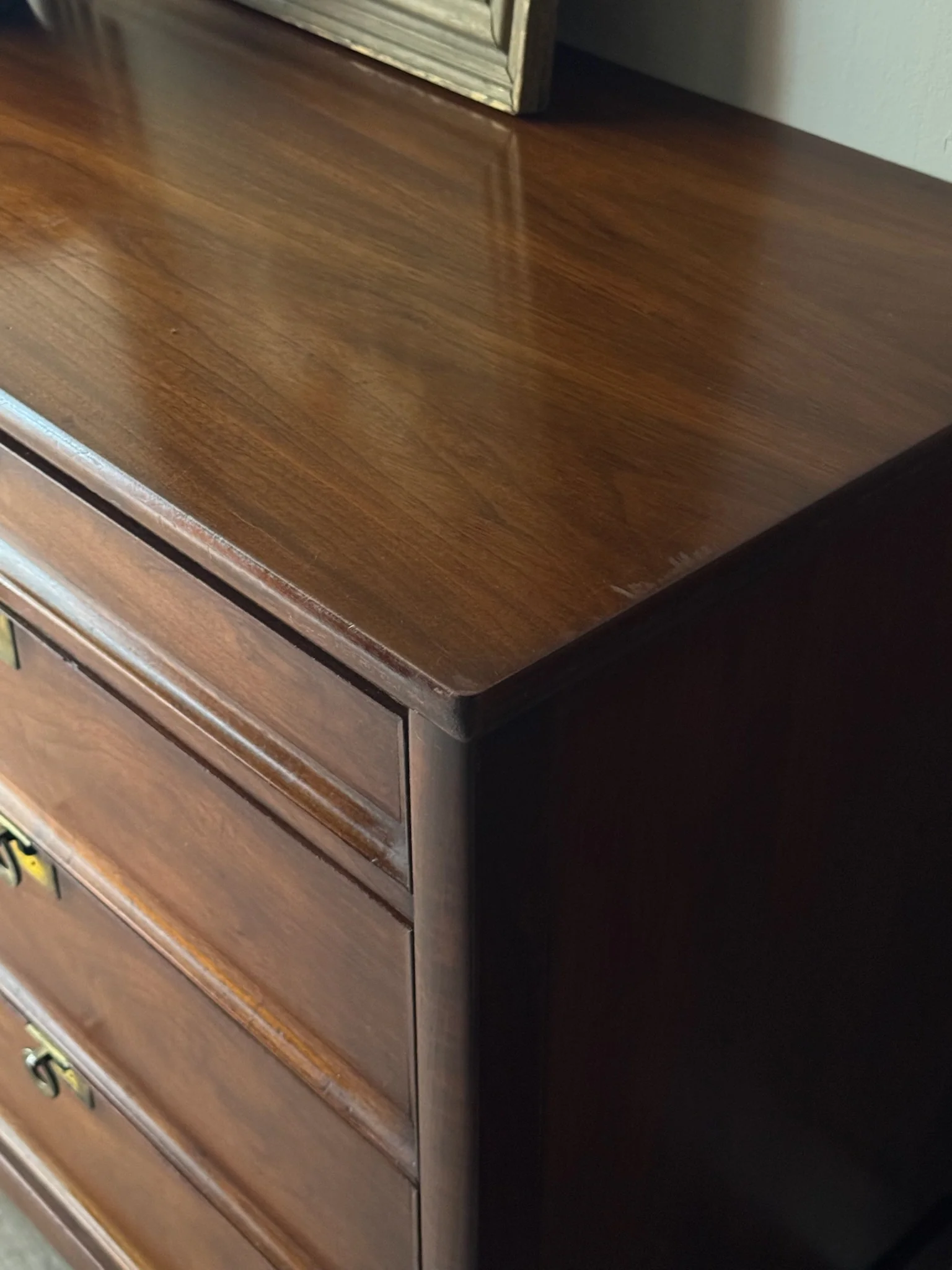 White Furniture walnut 8 drawer dresser - Image 3