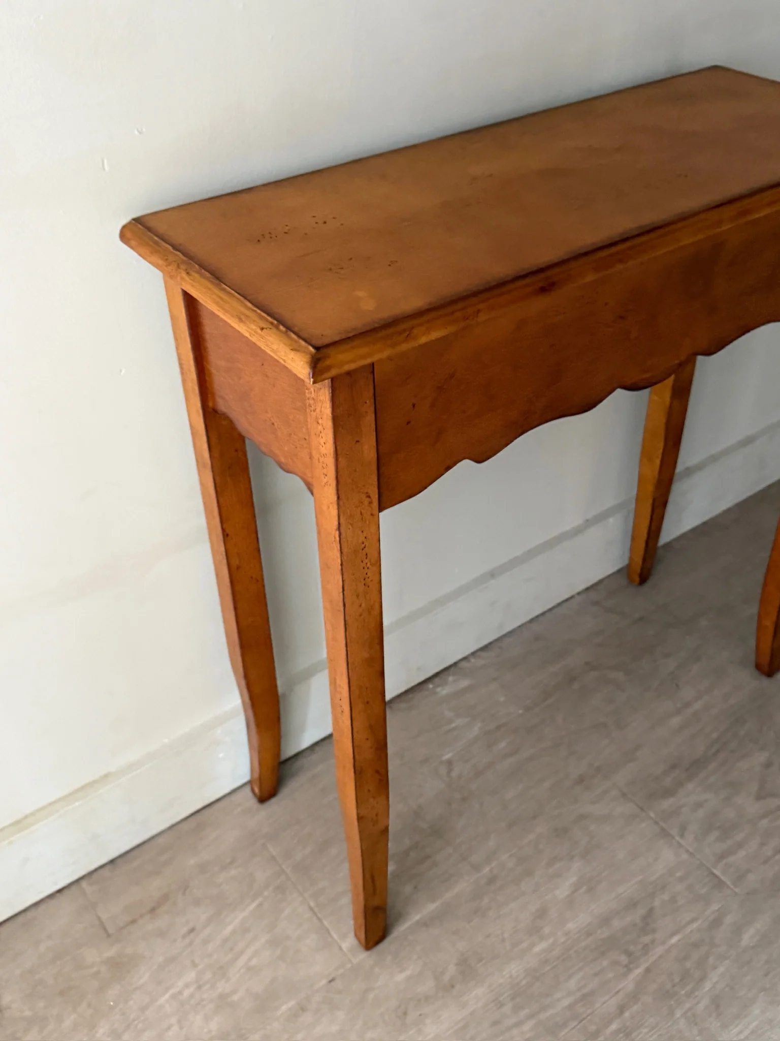 White oak console table - Image 3