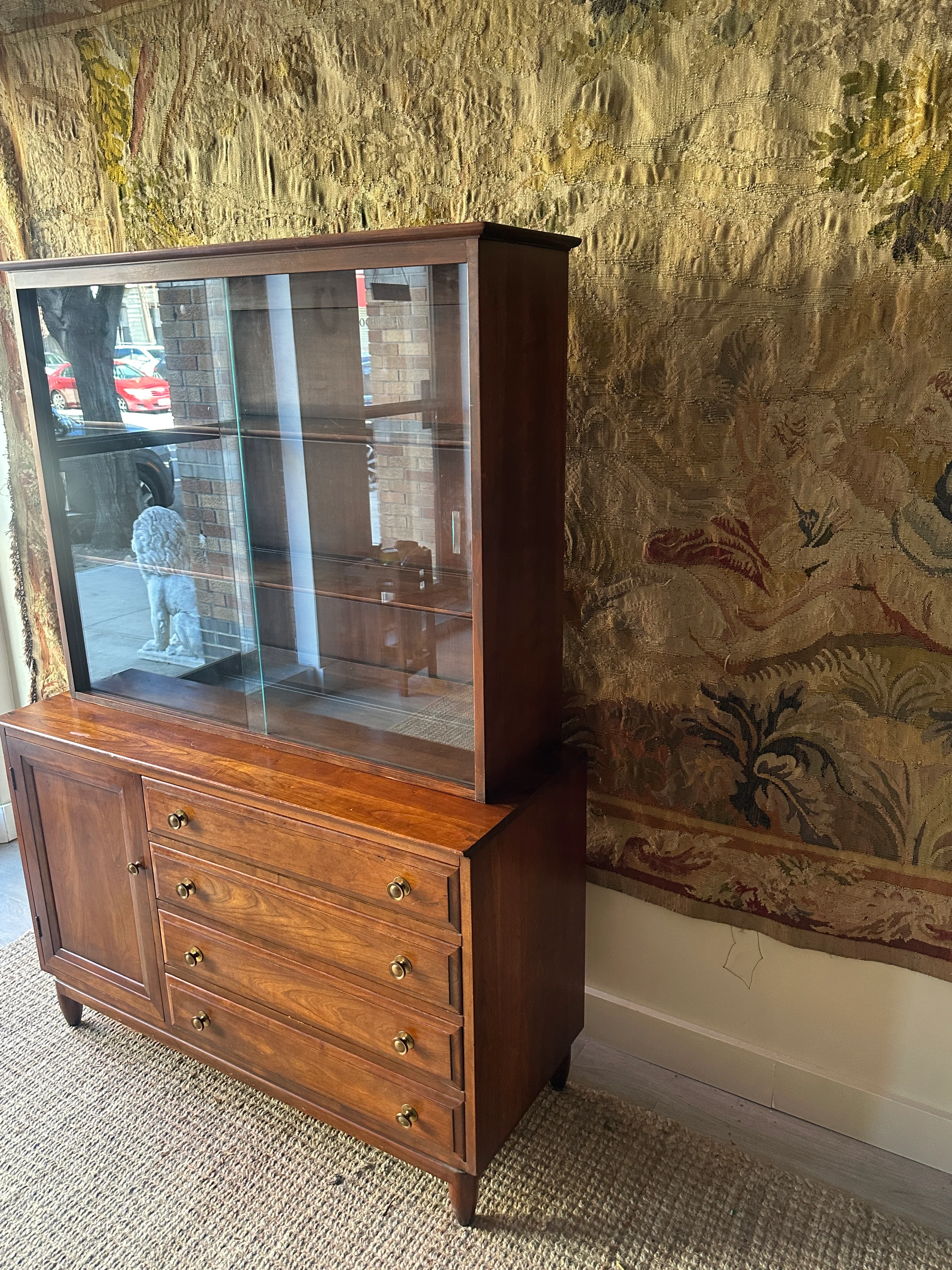 Willett cherry two piece hutch - Image 3