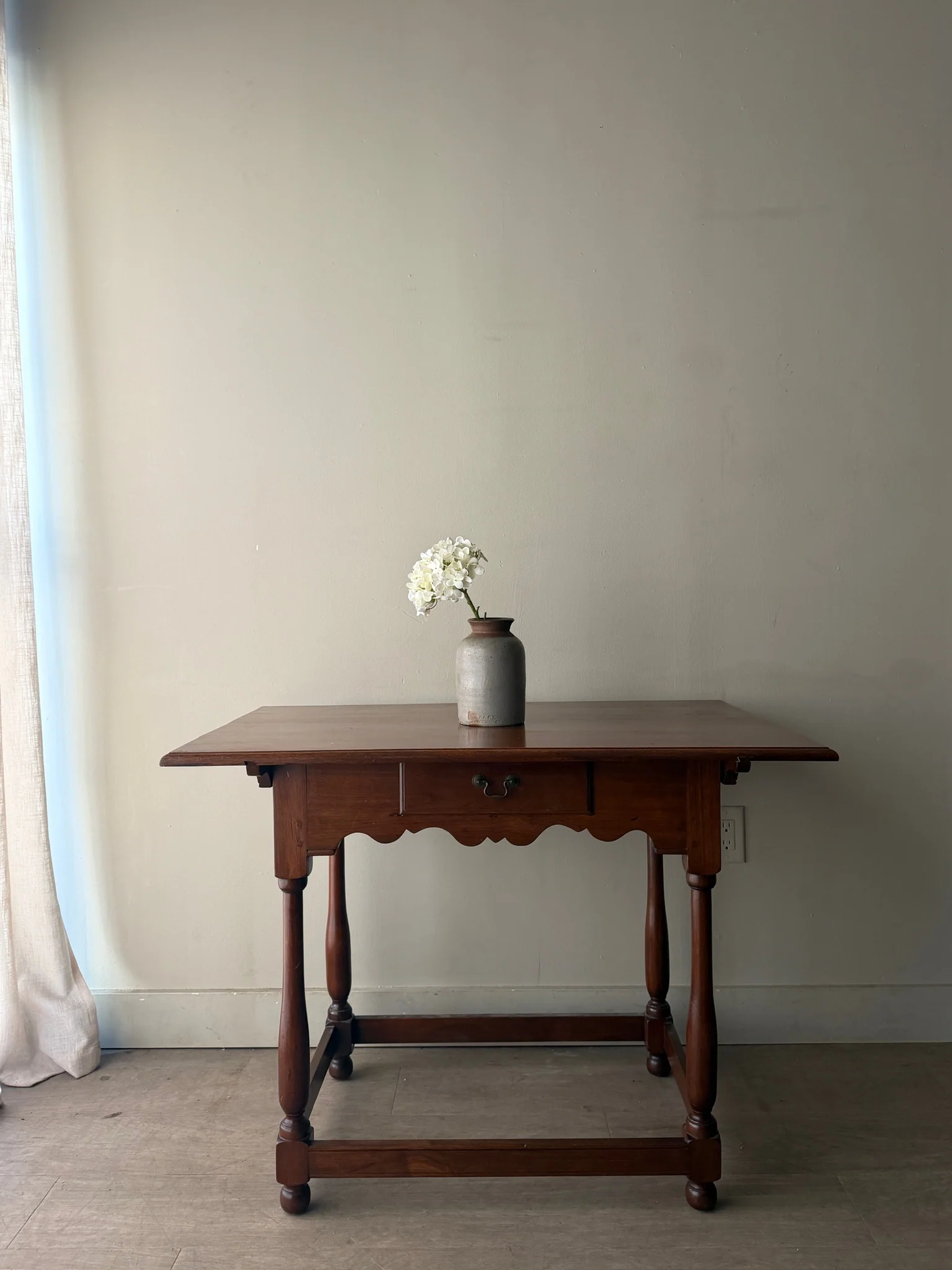 William & Mary walnut tavern table