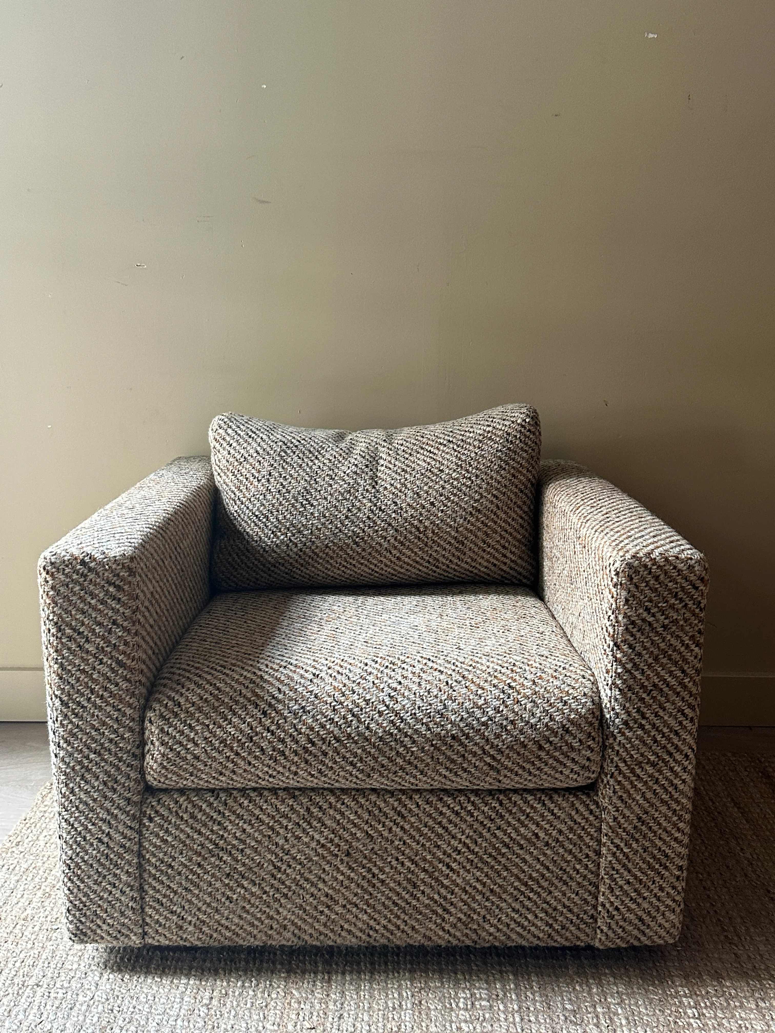 Wool armchair